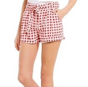 Jolt Linen Blend Paperbag Shorts